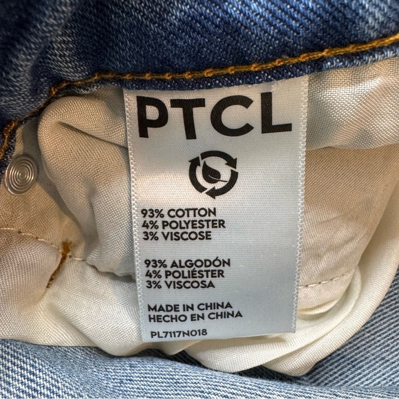 PTCL Ethical Brand High Rise Patch Pocket Jeans Size 27 Blue Denim - Picture 13 of 13